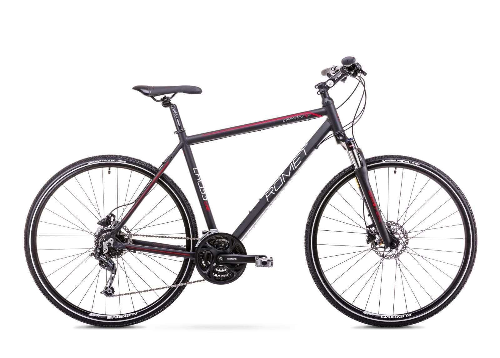 Мужской гибридный велосипед 19 M Rower ROMET ORKAN 4 M черный увеличить