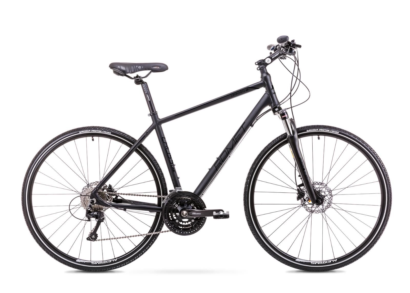 Мужской гибридный велосипед 19 M Rower ROMET ORKAN 6 M черный матовый увеличить