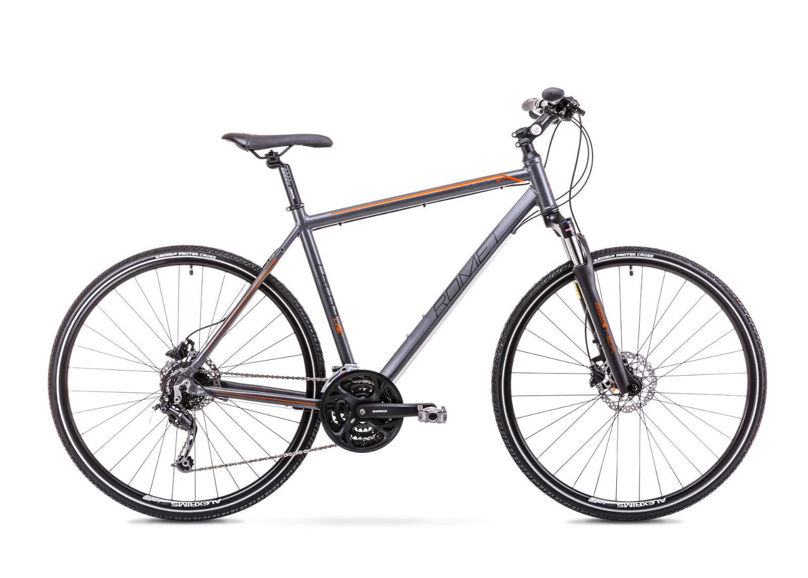 Мужской гибридный велосипед 21 L Rower ROMET ORKAN 4 M графитовый увеличить