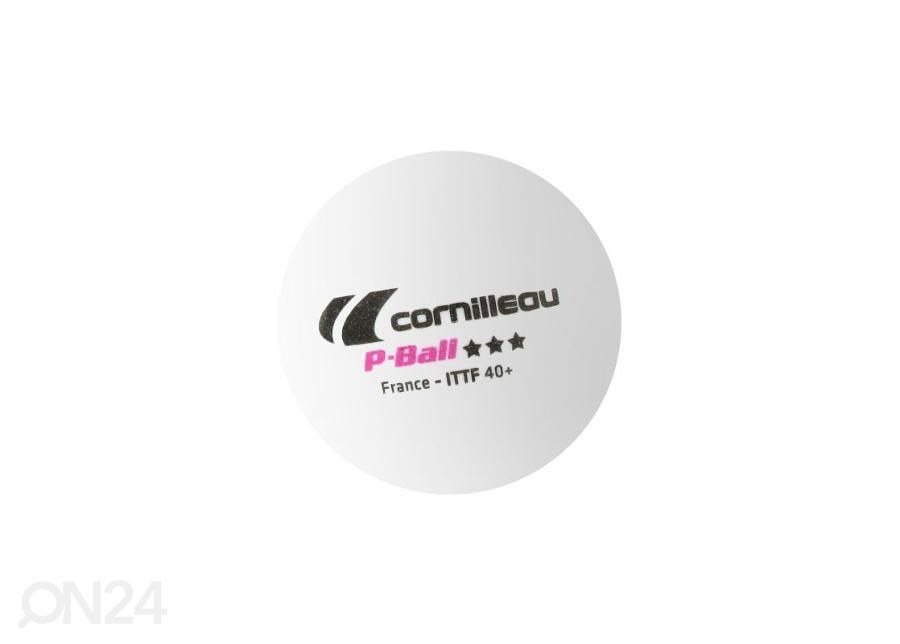 Набор мячей для настольного тенниса Cornilleau P-BALL ITTF white, 3 шт увеличить