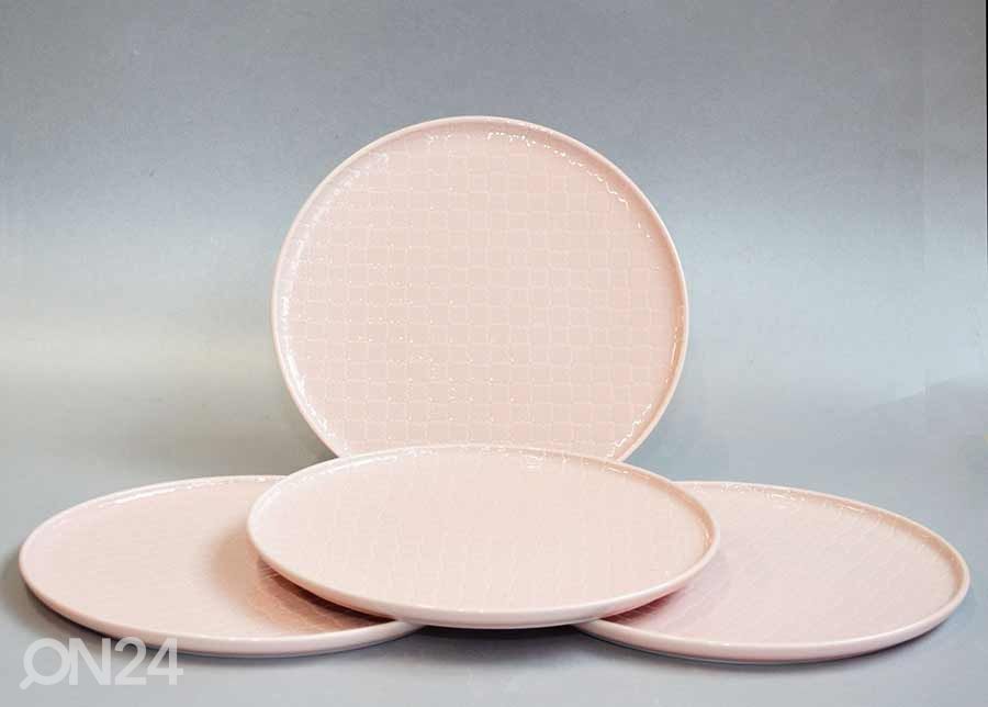Набор тарелок Marrakesz 4 шт, розовый увеличить