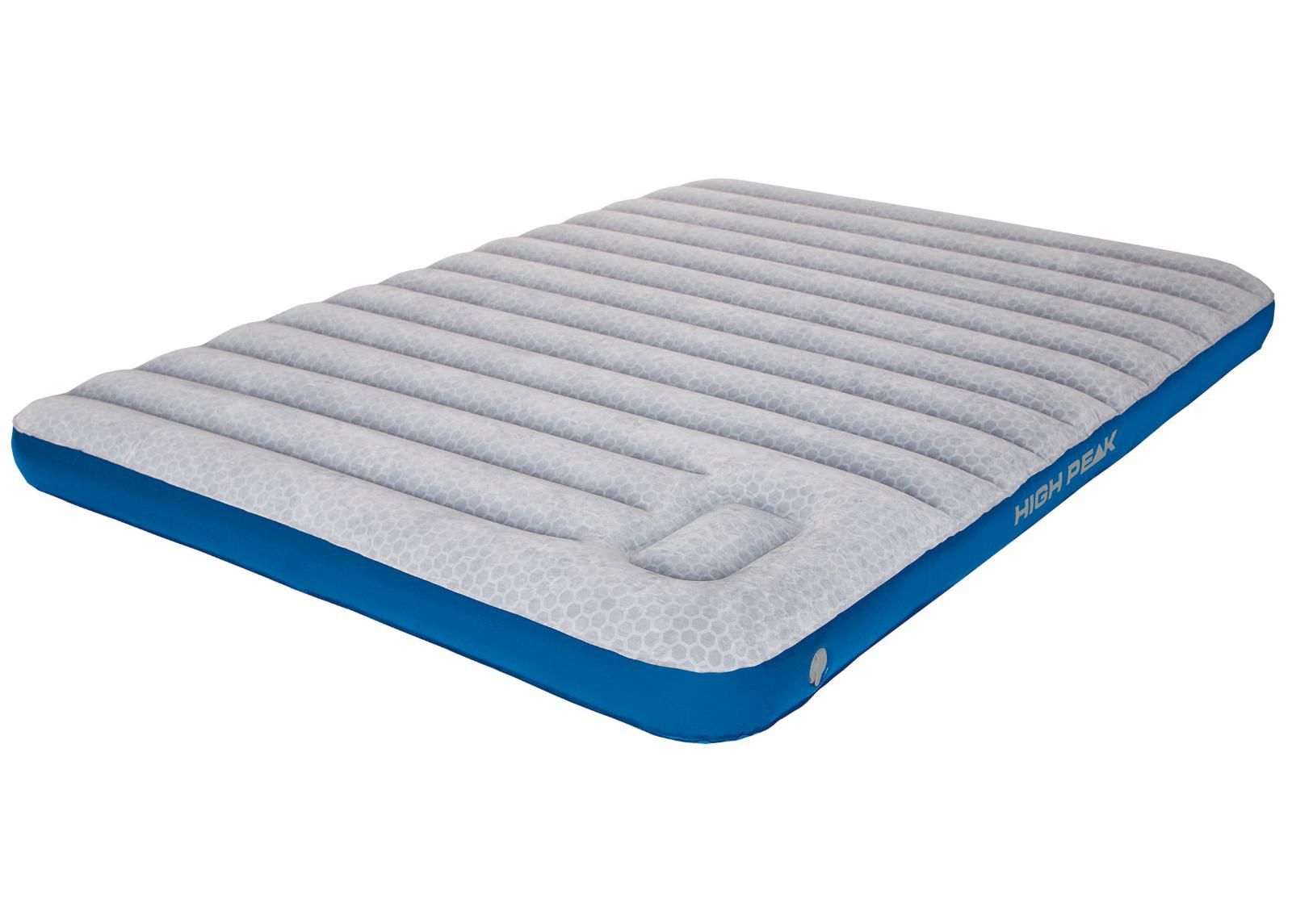 Надувная кровать crossbeam double extra long светло-серый / синий High Peak увеличить