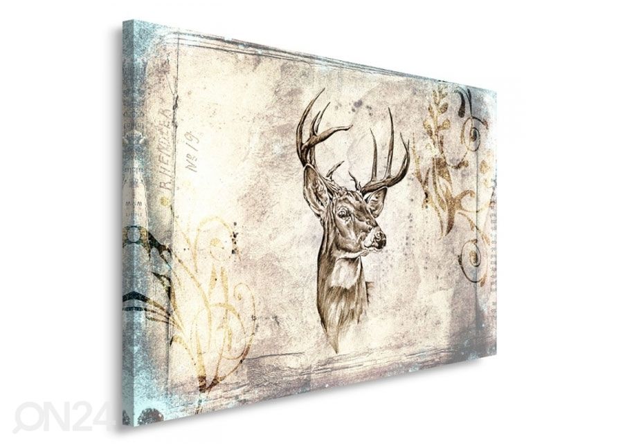 Настенная картина Deer's head 30x40 см увеличить
