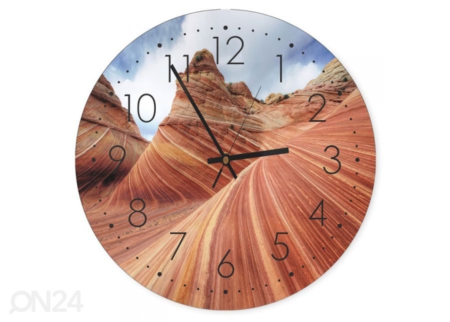 Настенные часы с изображением Colorful rocks 1 увеличить