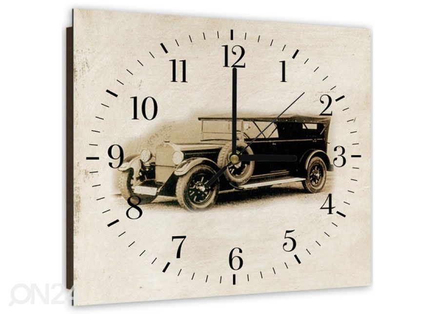 Настенные часы с изображением Old car увеличить