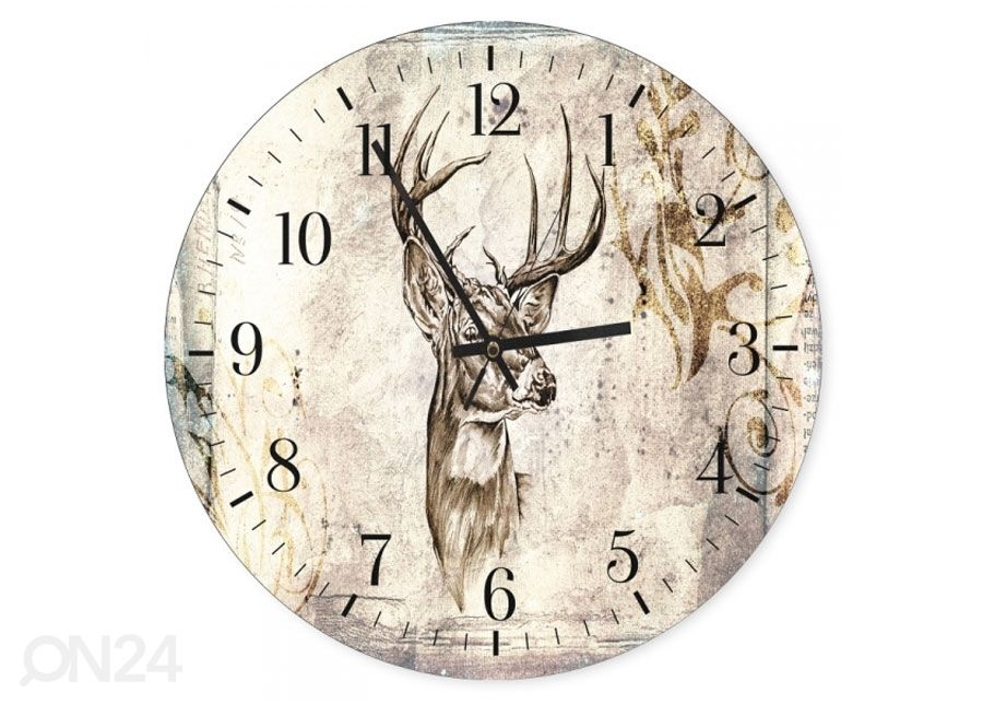 Настенные часы с картиной Deer 4 увеличить