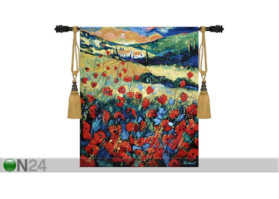Настенный ковер Гобелен Vincent van Gogh Red Poppies 70x80 cm увеличить