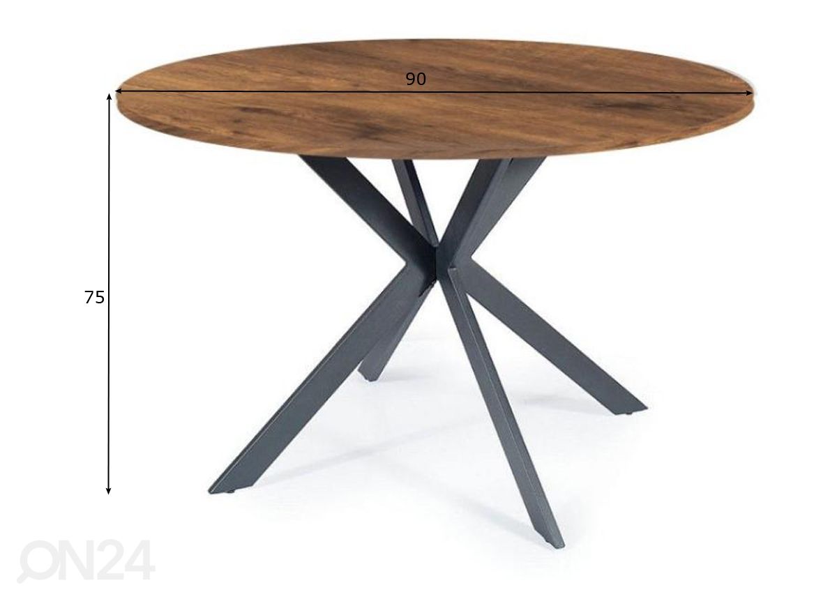 Обеденный стол Dahlia Ø 90 cm увеличить размеры