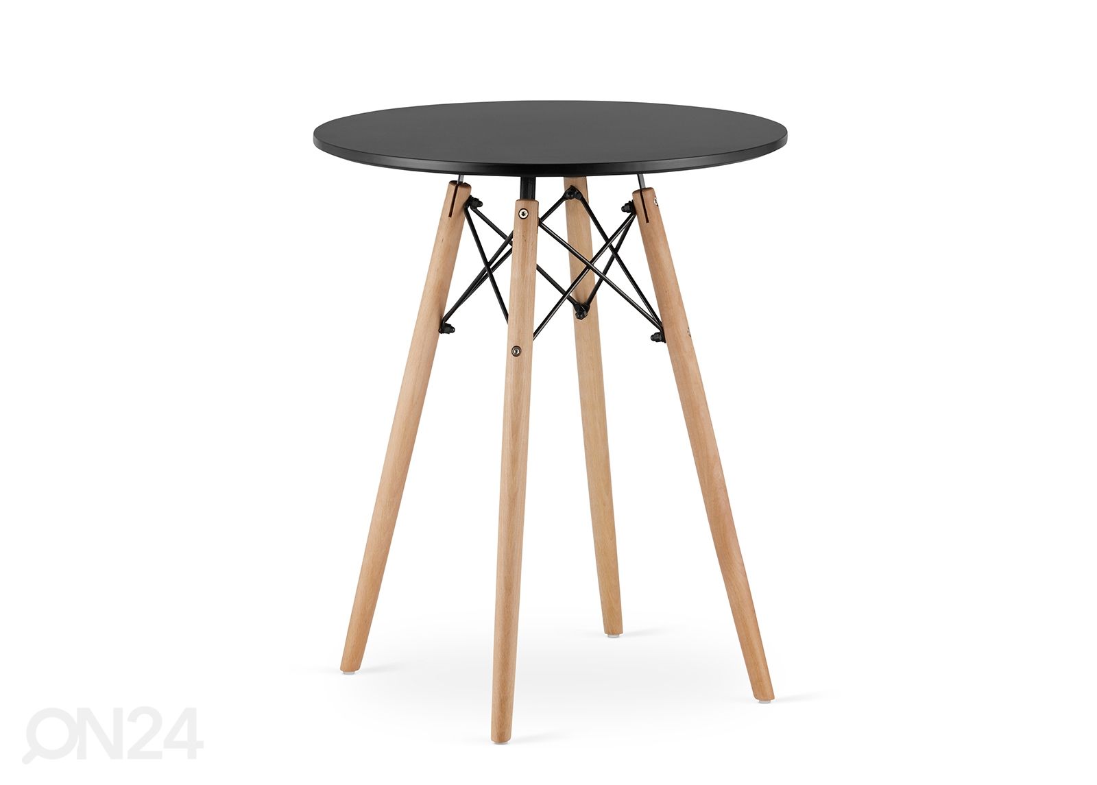 Обеденный стол Todi Ø60 cm, чёрный увеличить