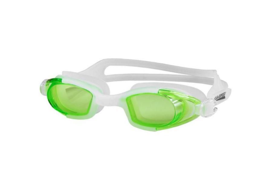 Очки для плавания для детей Aqua-Speed Marea бело-зелёные увеличить
