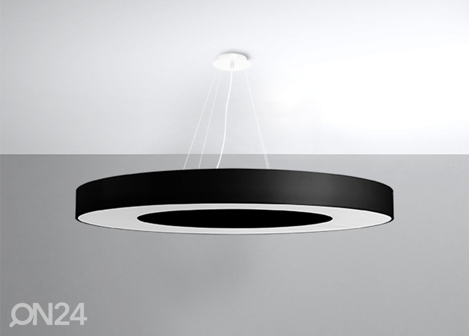 Подвесной светильник Saturno slim 90 cm, черный увеличить