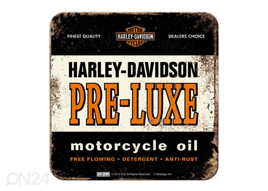 Подставка под стакан в ретро-стиле Harley-Davidson Pre-Luxe must 4 шт увеличить