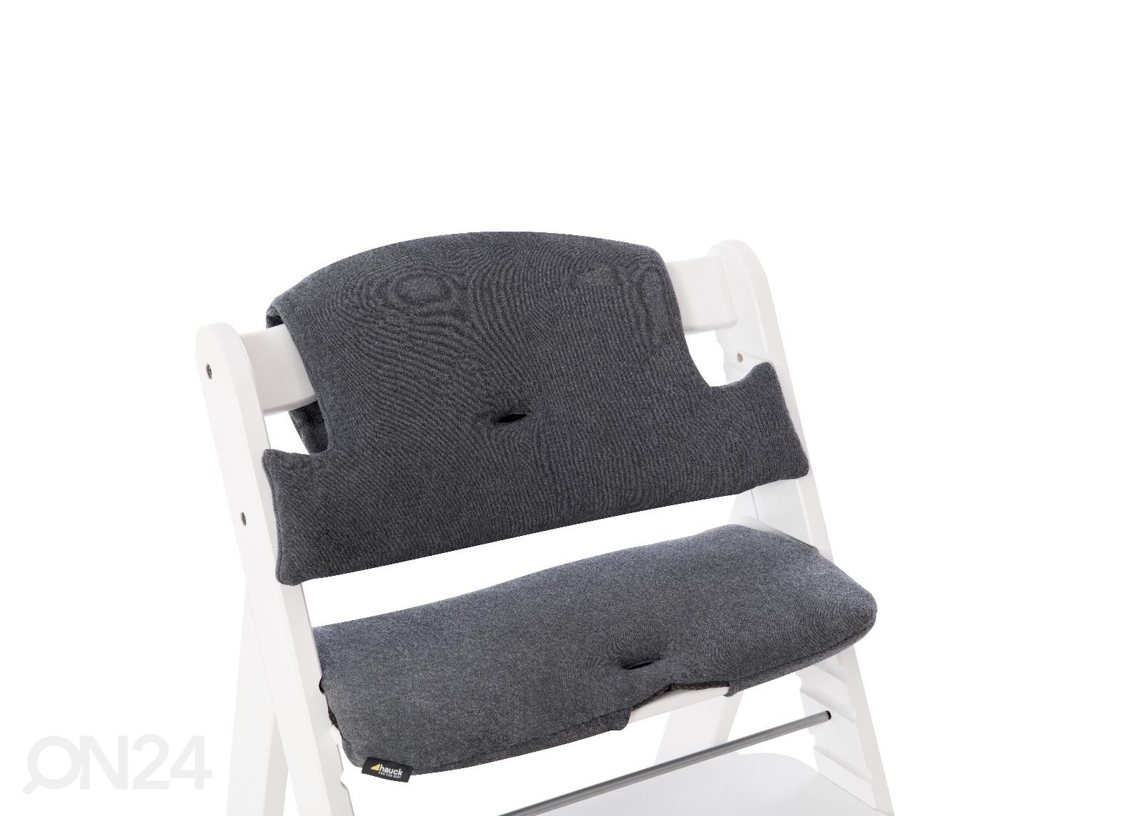 Подушки для стульчика для кормления Hauck Select Alpha Jersey тёмно-серый увеличить