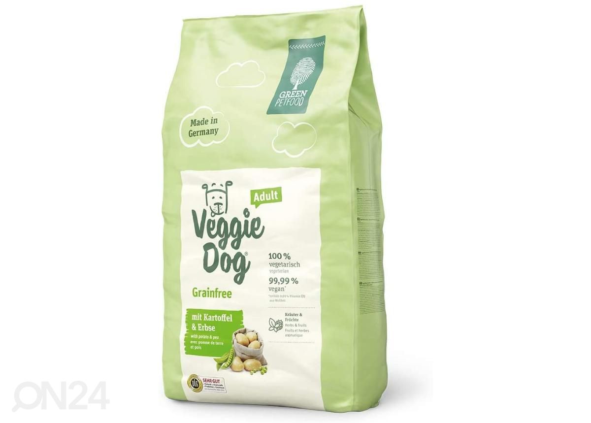 Полноценный корм для собак Veggie Dog без злаков 900 г увеличить