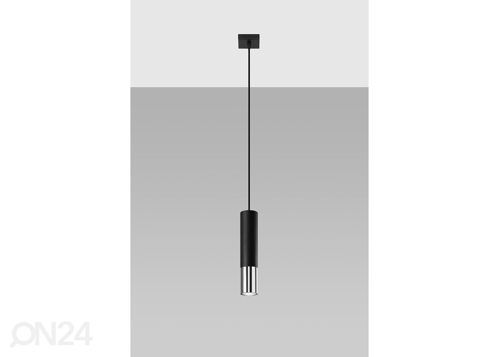 Потолочный светильник Loopez 1, чёрный/хром увеличить