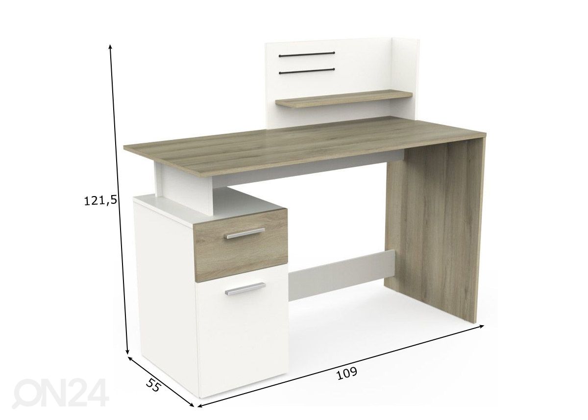 Рабочий стол Platon 109 cm увеличить размеры