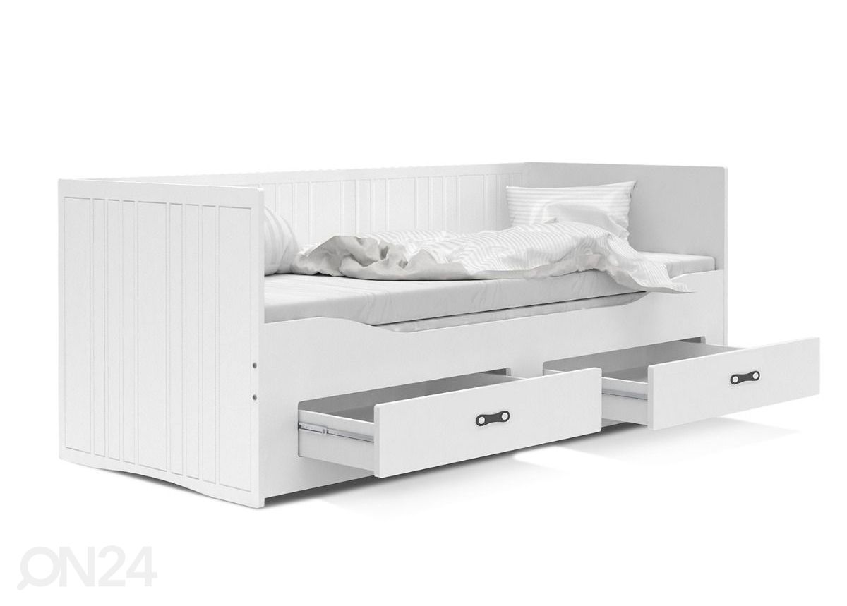 Раздвижная детская кровать 81/152x200 cm + матрас увеличить
