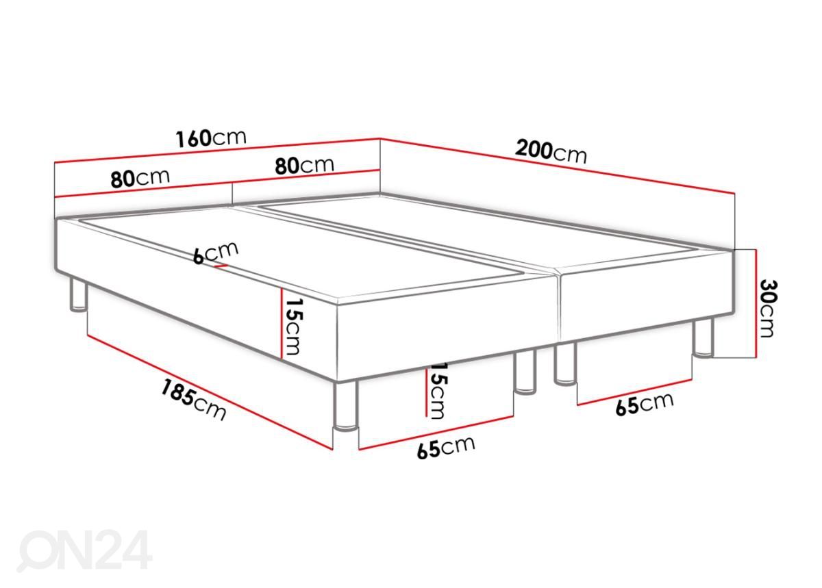 Рама-основание для кровати 160x200 cm увеличить размеры