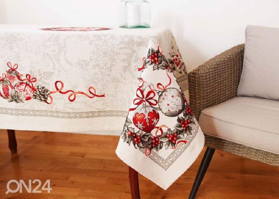 Рождественская скатерть из гобелена Kris 138x236 см увеличить