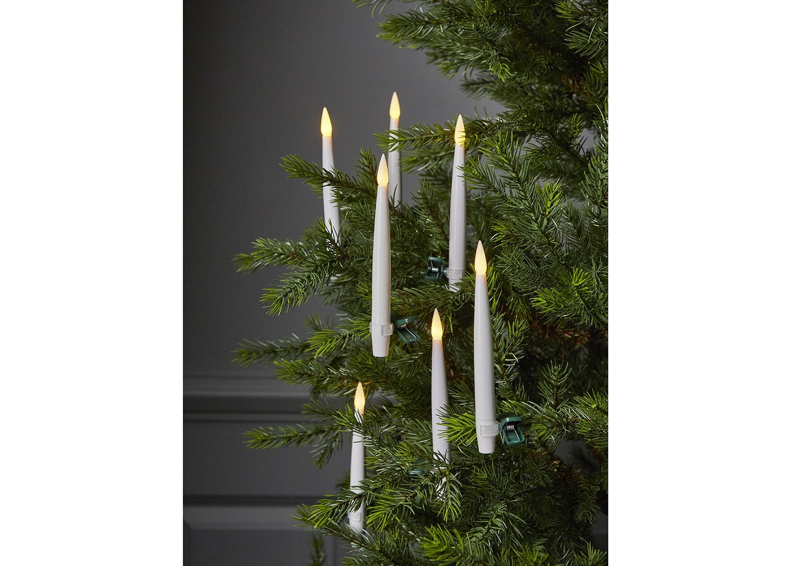 Рождественские свечи LED 10шт увеличить размеры
