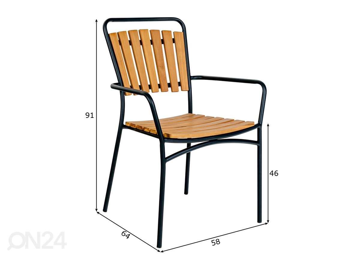 Садовые стулья Cincinnati, 4 шт увеличить размеры