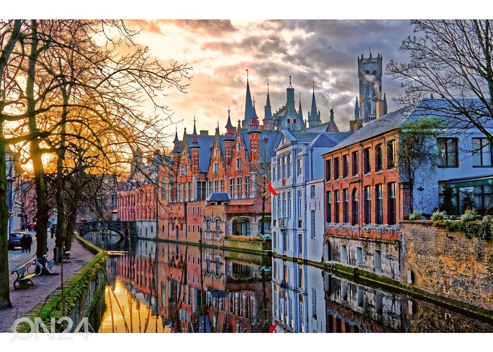 Самоклеящиеся фотообои Canals Of Bruges увеличить