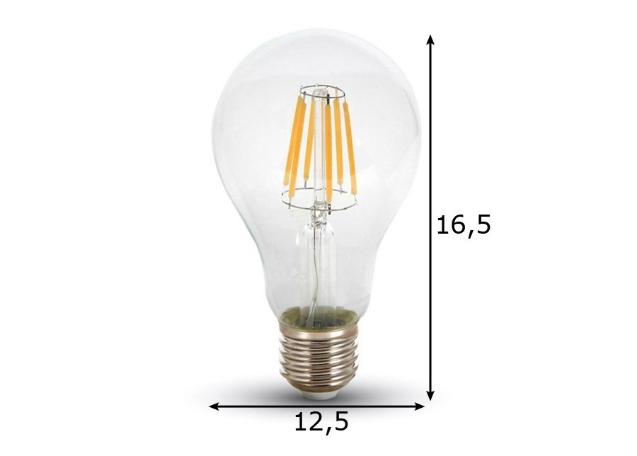 Светодиодная лампа E27 10W увеличить размеры