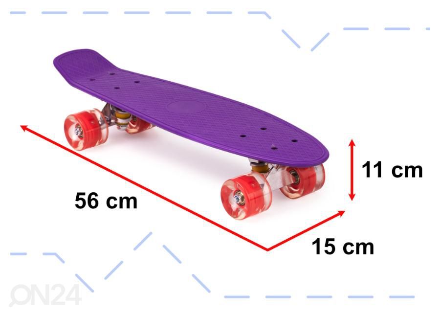 Скейтборд LED rattad Fiszka увеличить размеры