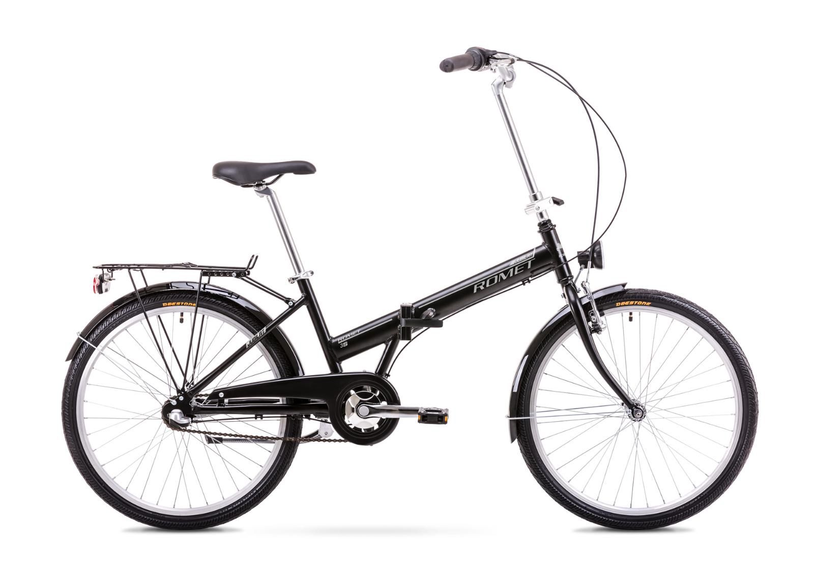 Складной городской велосипед 11 M Rower ROMET JUBILAT 3 серебристо-черный увеличить