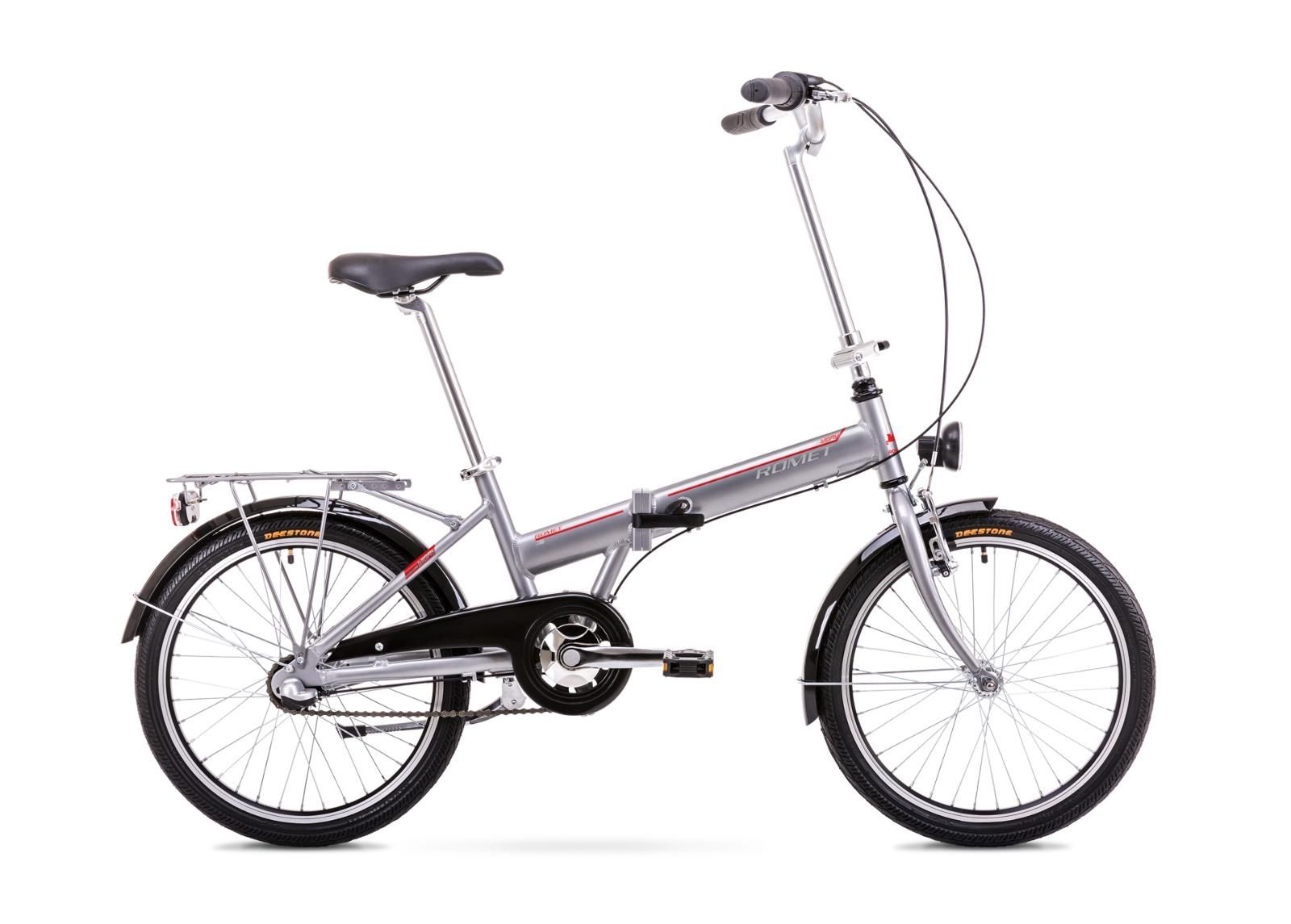 Складной городской велосипед 11 M Rower ROMET WIGRY 3 серебристо-красный увеличить
