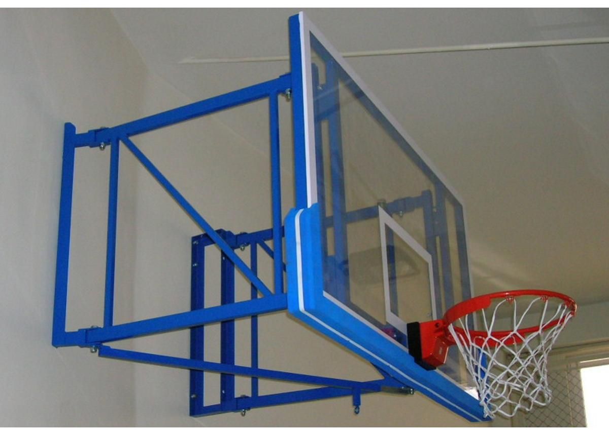 Складной кронштейн под баскетбольный щит с выносом 0,6-1,25 м увеличить