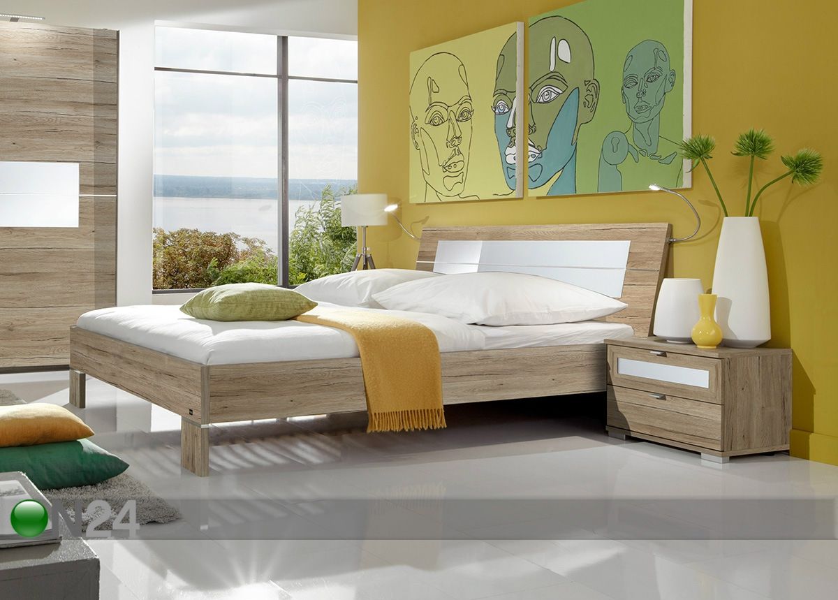 Спальный комплект Pleasure 2 тумбы + кровать 180x200 см увеличить
