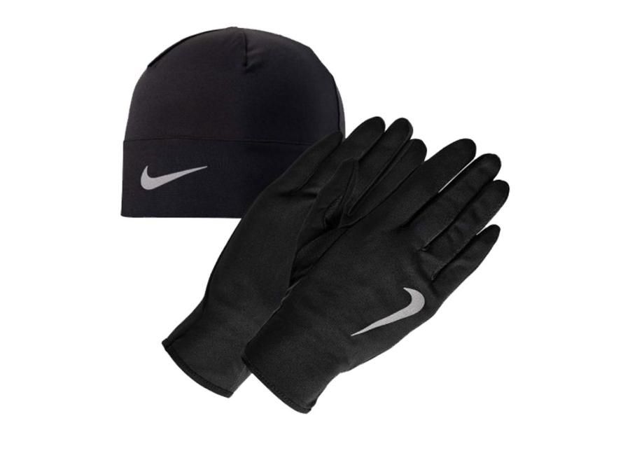 Спортивная шапка с тренировочными перчатками Nike Run Dry Set NRC37-082 увеличить