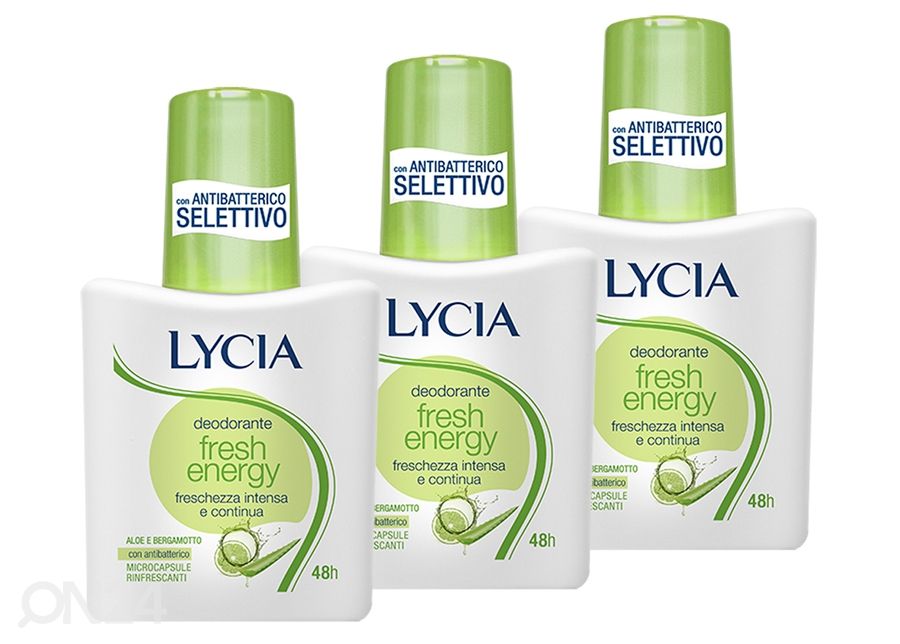 Спрей дезодорант Lycia Fresh Energy 3x75мл увеличить