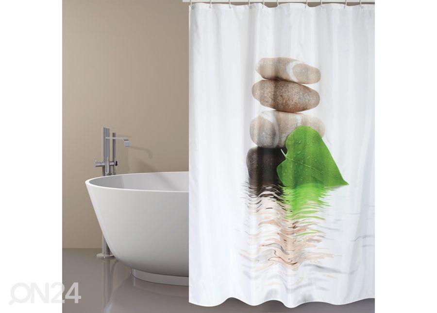 Текстильная штора для ванной Lingga 180x200 см увеличить
