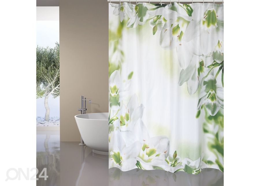 Текстильная штора для ванной Sofaia 180x200 см увеличить
