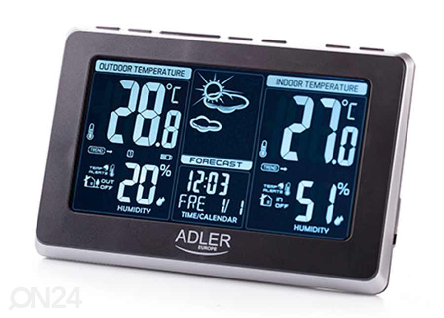 Термометр/ метеостанция Adler увеличить