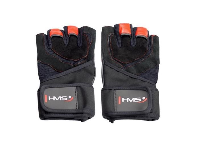 Тренировочные перчатки для взрослых черные / красные HMS M увеличить