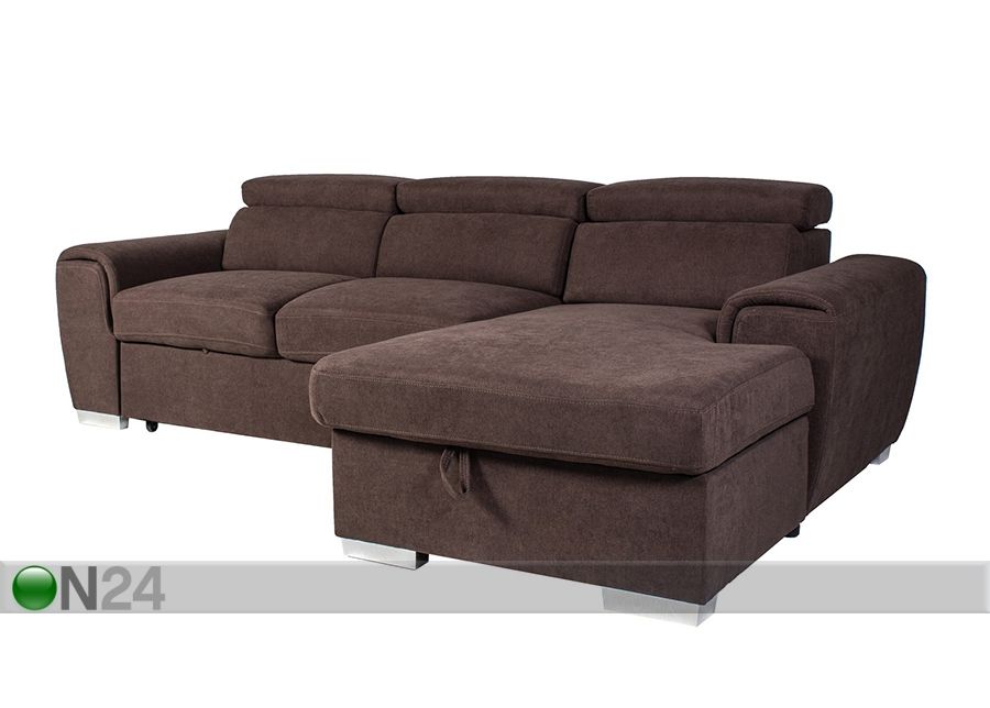 Угловой диван-кровать с ящиком Elba, правый угол увеличить
