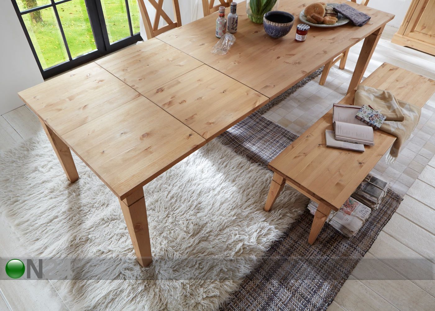 Удлиняемый обеденный стол Windsor 100x160-260 cm увеличить