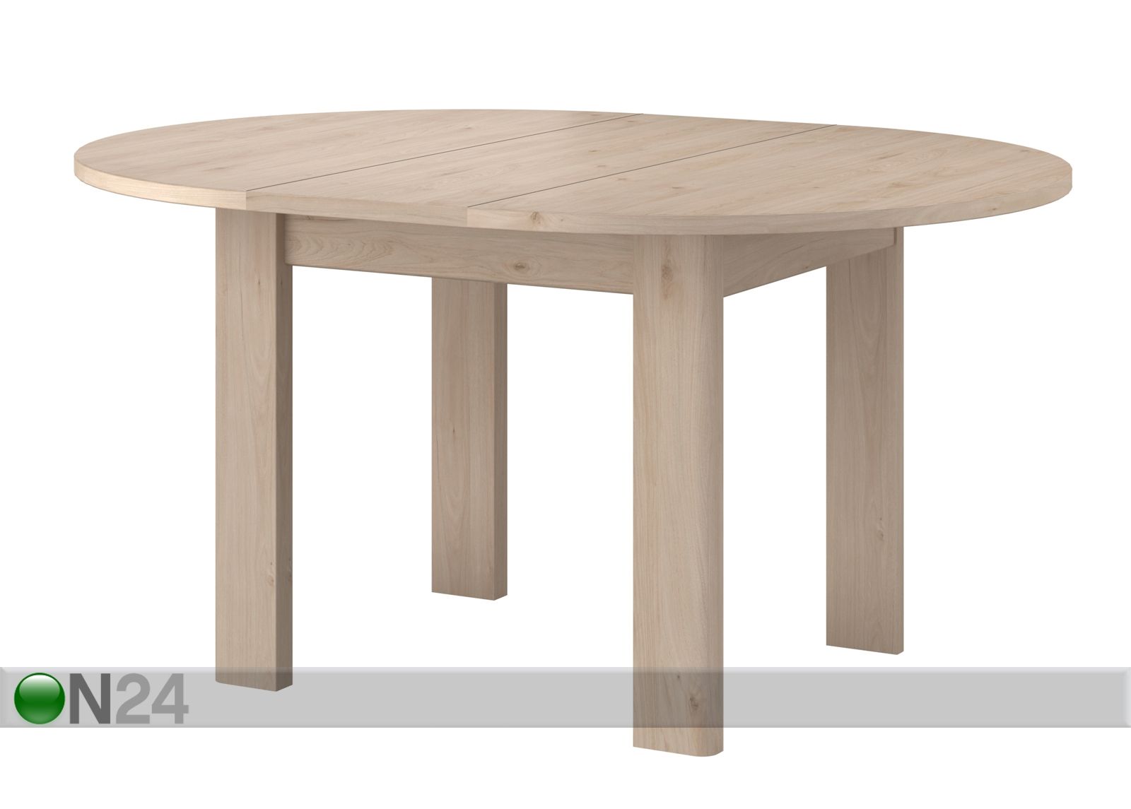 Удлиняющийся обеденный стол Portland 120-156x120 cm увеличить