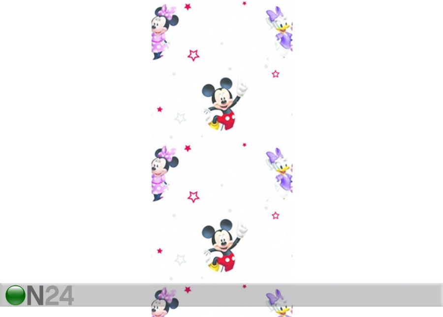 Флизелиновые обои Mickey Mouse and Girls, White 53x1000 cm увеличить