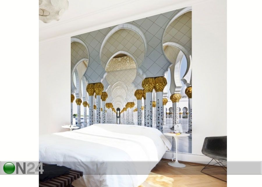 Флизелиновые фотообои Mosque in Abu Dhabi увеличить