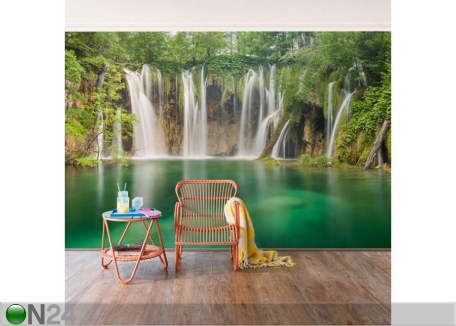 Флизелиновые фотообои Plitvice Lakes Waterfalls увеличить
