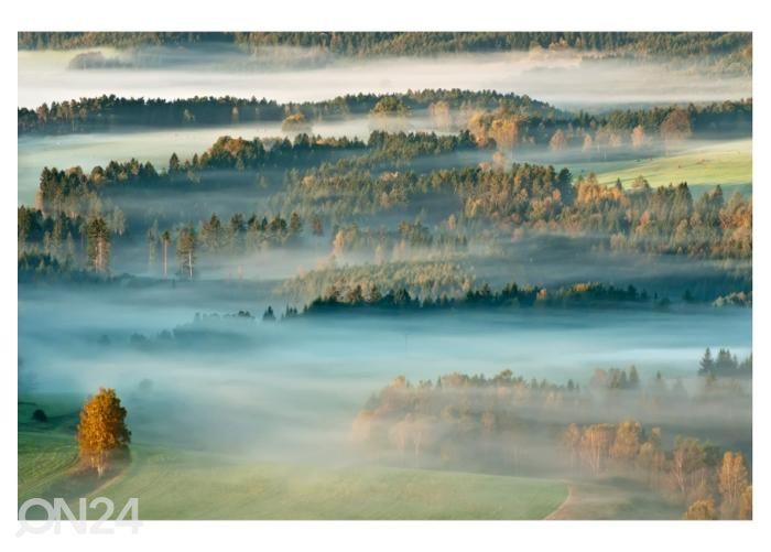 Флизелиновые фотообои Sunrise in a beautiful mountain in the Czechia 400x260 см увеличить