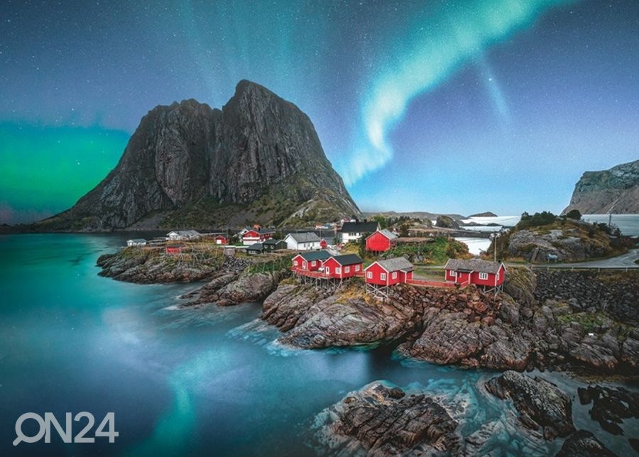 Флисовые фотообои North Light in Lofoten Norway 368x254 см увеличить