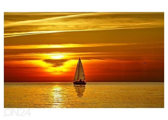 Флисовые фотообои Sail Boat at Sunset 416x290 см увеличить