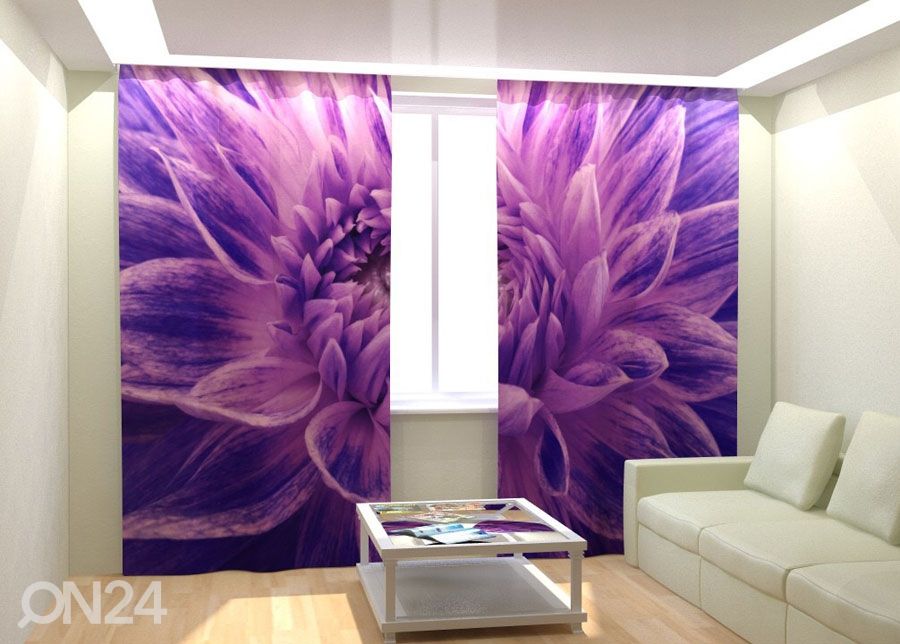 Фотошторы "Purple Flower" 300x260 см увеличить