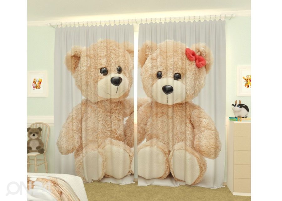 Фотошторы "Teddy Bears" 300x260 см увеличить