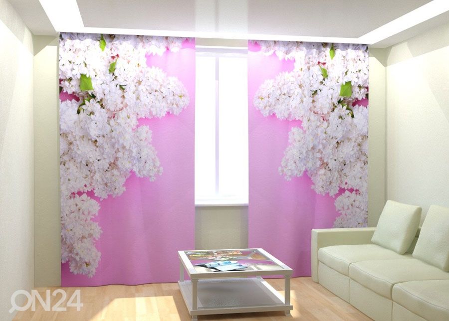 Фотошторы "White Lilac" 300x260 см увеличить